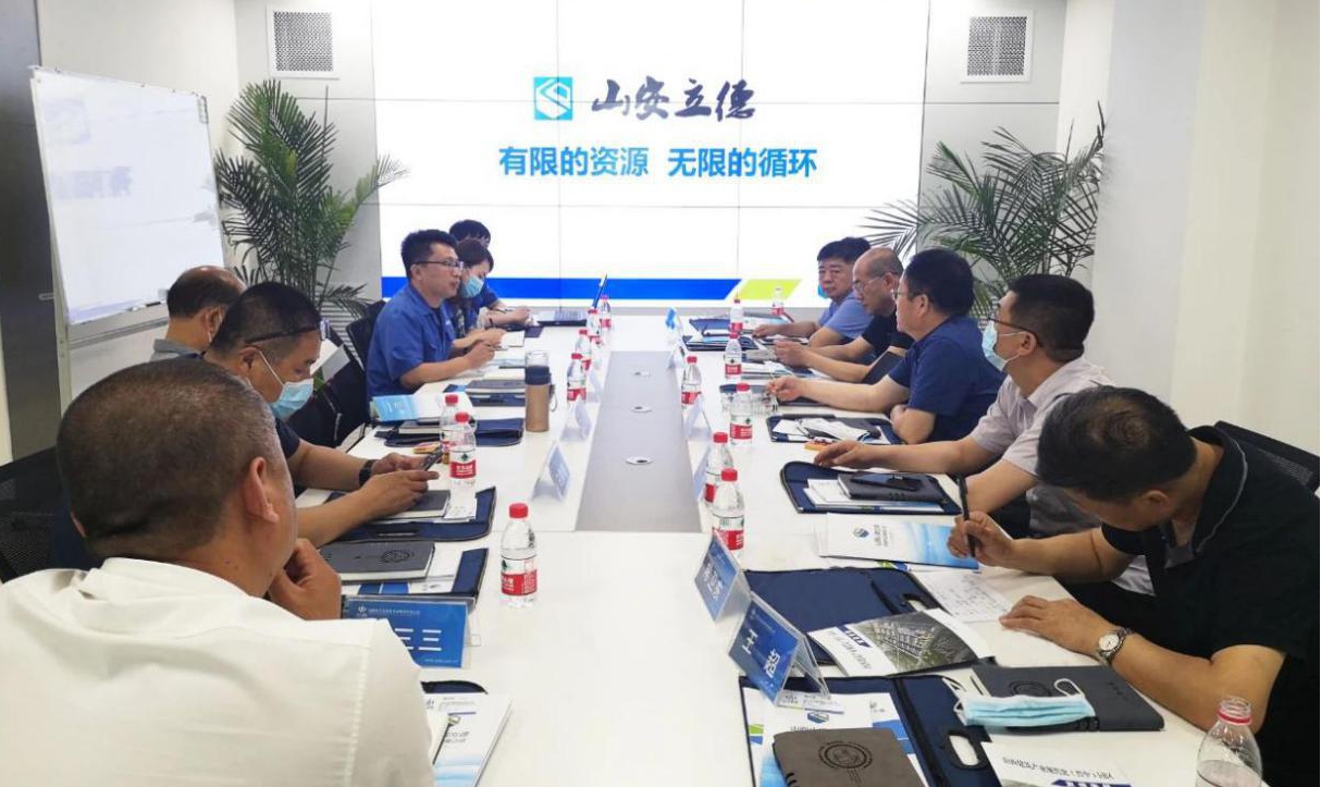 山西省工信厅调研山西建投安装集团投资龙8的综改区潇河园区建筑垃圾资源化处理项目