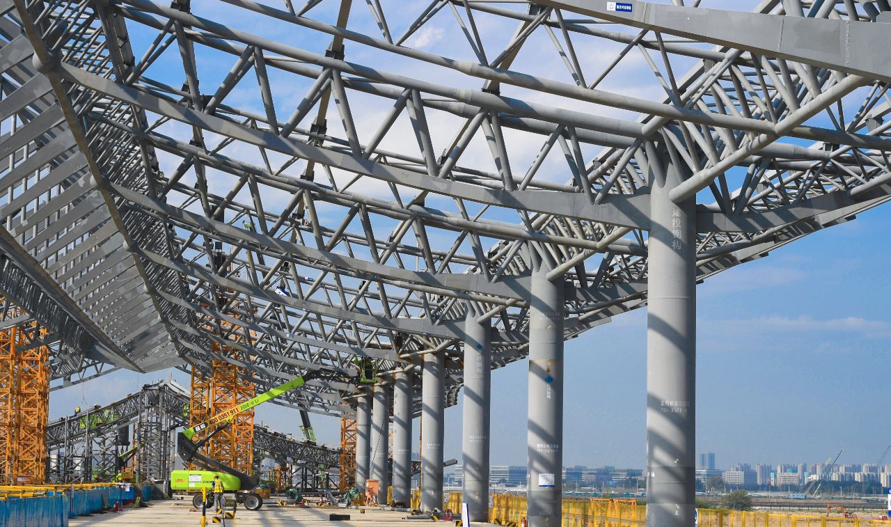 山西建投潇河产业公司项目人员全力推进太原武宿国际机场T3航站楼东西指廊项目龙8