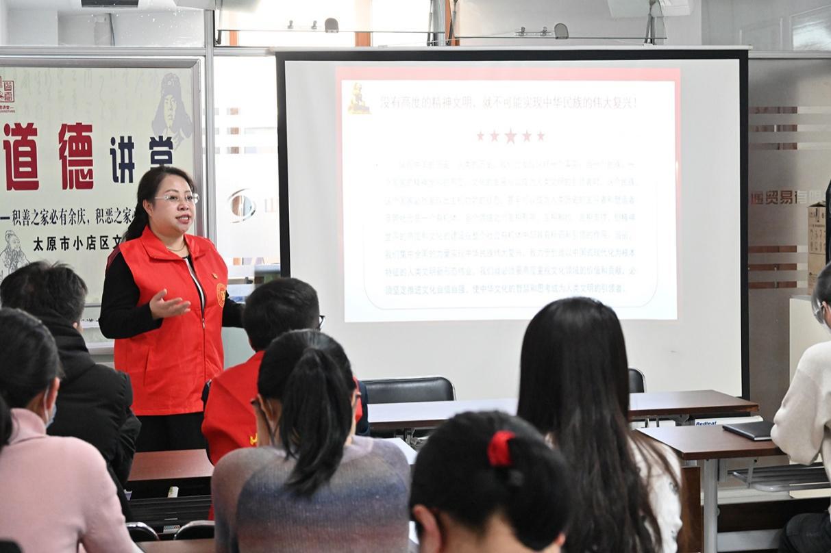 山西建投四建理论宣讲团进社区，，，，，，“声”入群众聚民心